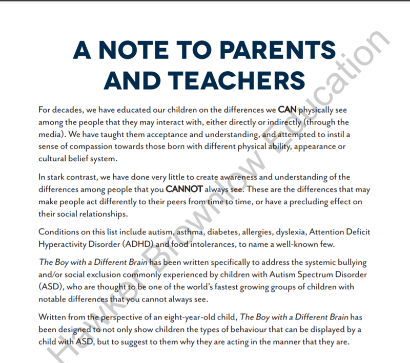 The Boy with a Different Brain The Boy with a Different Brain