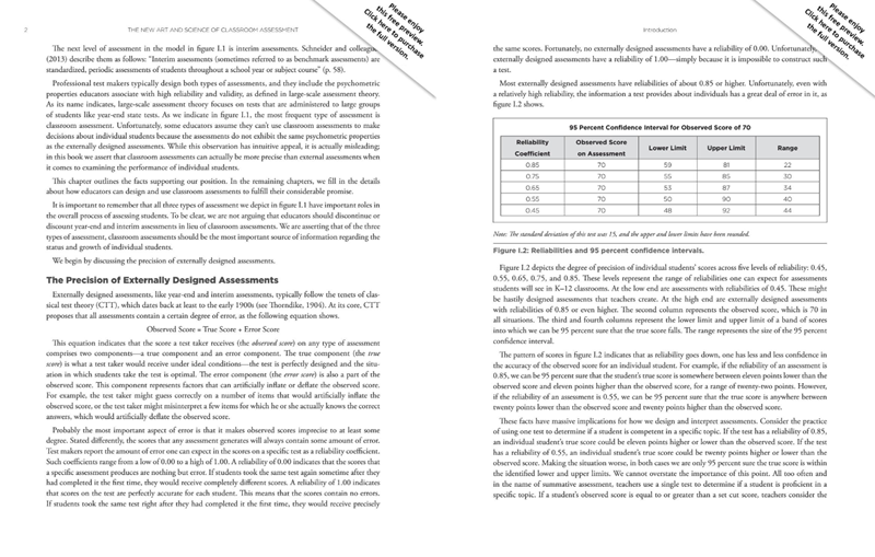The New Art and Science of Classroom Assessment The New Art and Science of Classroom Assessment