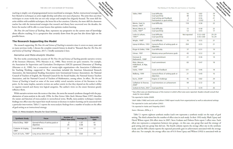 The New Art and Science of Teaching The New Art and Science of Teaching