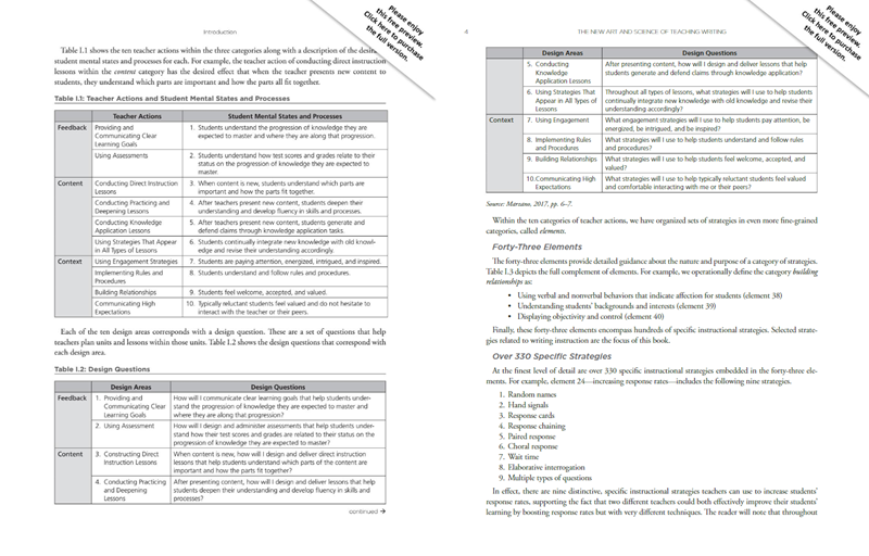 The New Art and Science of Teaching Writing The New Art and Science of Teaching Writing