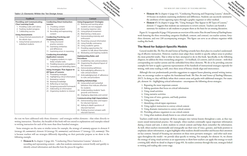 The New Art and Science of Teaching Writing The New Art and Science of Teaching Writing