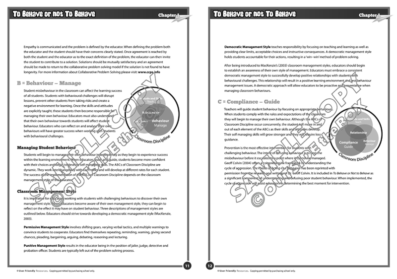 To Behave or not to Behave To Behave or not to Behave