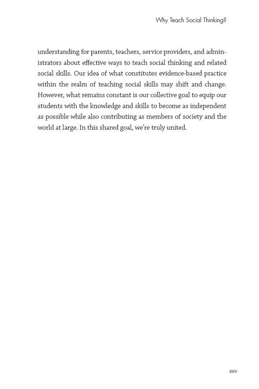 Why Teach Social Thinking? Why Teach Social Thinking?