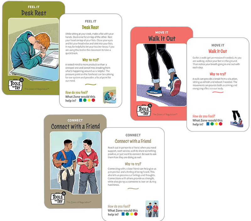 The Zones of Regulation: Tools to Try Cards for Tweens & Teens *SECONDS* The Zones of Regulation: Tools to Try Cards for Tweens & Teens *SECONDS*