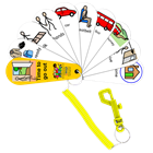 The Play Doctors Time To Go Out Fan with Keyring The Play Doctors Time To Go Out Fan