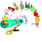 The Play Doctors Behaviour Fan with Lanyard The Play Doctors Behaviour Fan