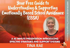 Understanding & Supporting Emotionally Based School Avoidance Set of 3