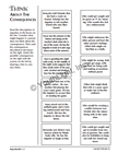 Impulse Control Activities & Worksheets for Middle School Students with CD