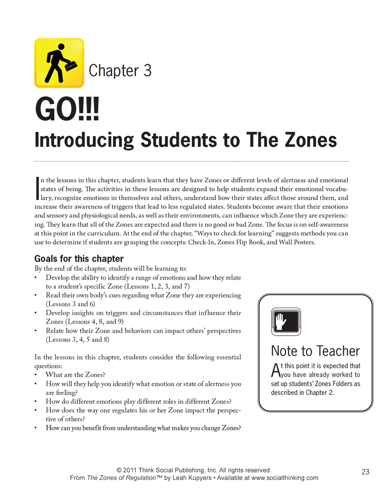 The Zones of Regulation