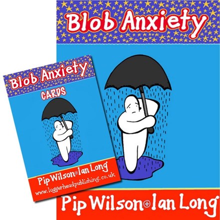 Blob Anxiety Book and Cards Set
