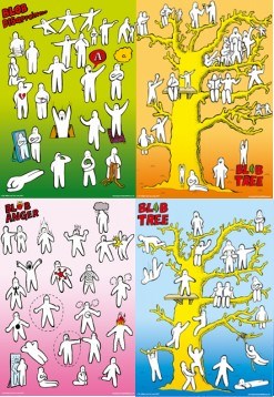 Blob Tree Posters and Blob Emotions Posters Set Blob Tree Posters and Blob Emotions Posters Set