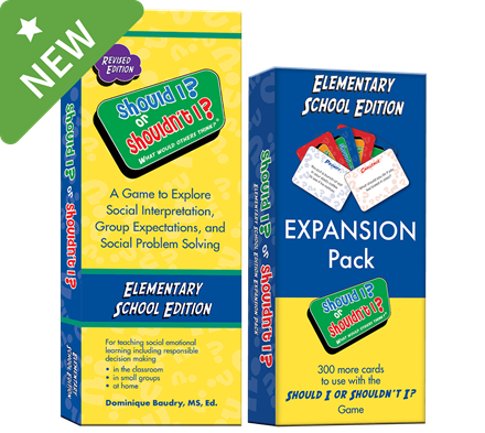 Should I? or Shouldn’t I? Primary School Game + Expansion Pack Bundle Should I? or Shouldn’t I? Primary School Game + Expansion Pack Bundle