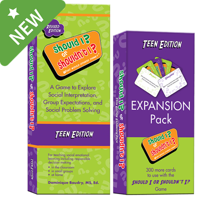 Should I? or Shouldn’t I? Teen Game + Expansion Pack Bundle Should I? or Shouldn’t I? Teen Game + Expansion Pack Bundle