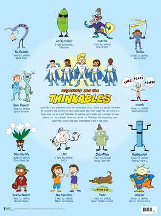 Superflex and the Thinkables! Poster (18" x 24") Superflex and the Thinkables! Poster (18" x 24")