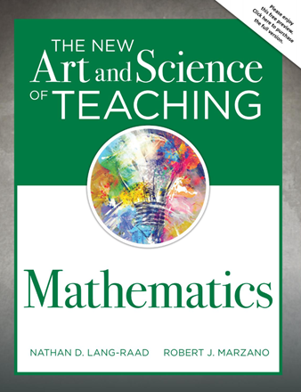 The New Art and Science of Teaching Mathematics The New Art and Science of Teaching Mathematics