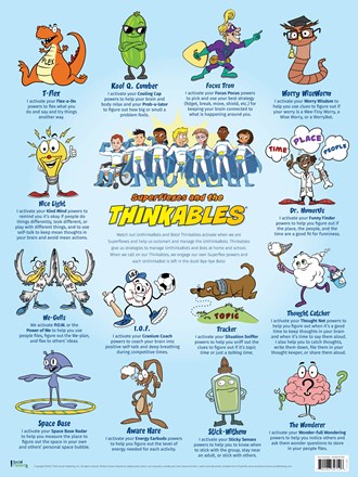 Superflex and the Thinkables! Poster (18" x 24")