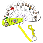 The Play Doctors Positive Social Rules Fan with Keyring The Play Doctors Positive Social Rules Fan