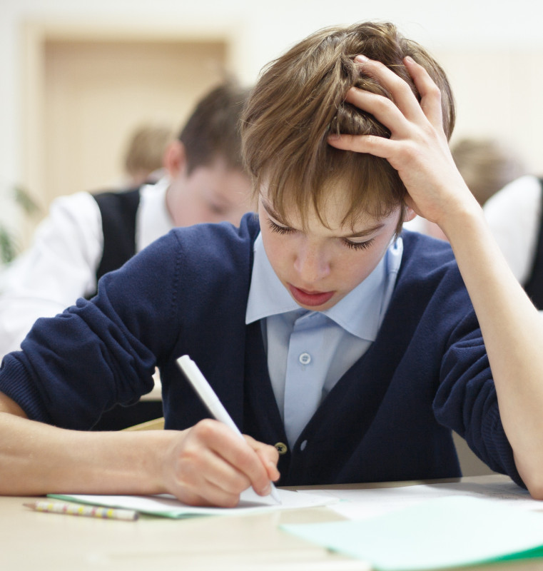 Pupil struggling with maths
