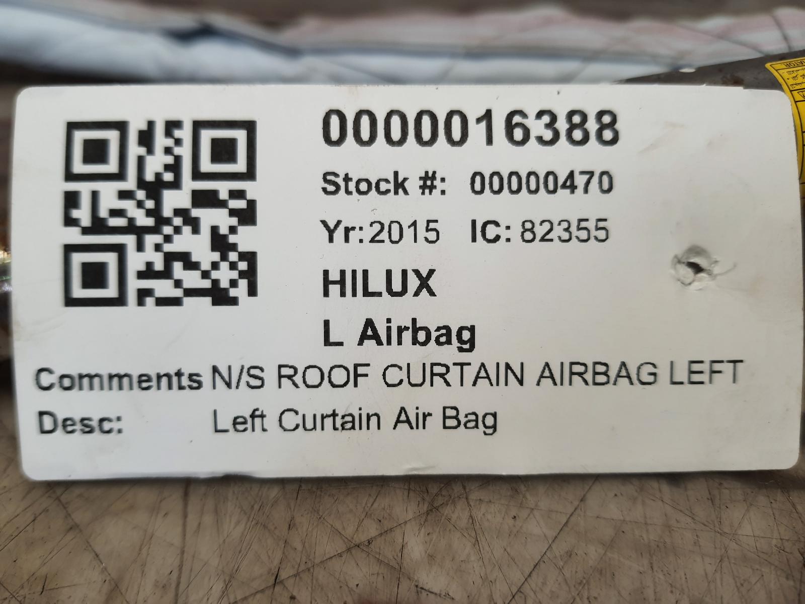 L Air Bag HILUX TOYOTA 2015