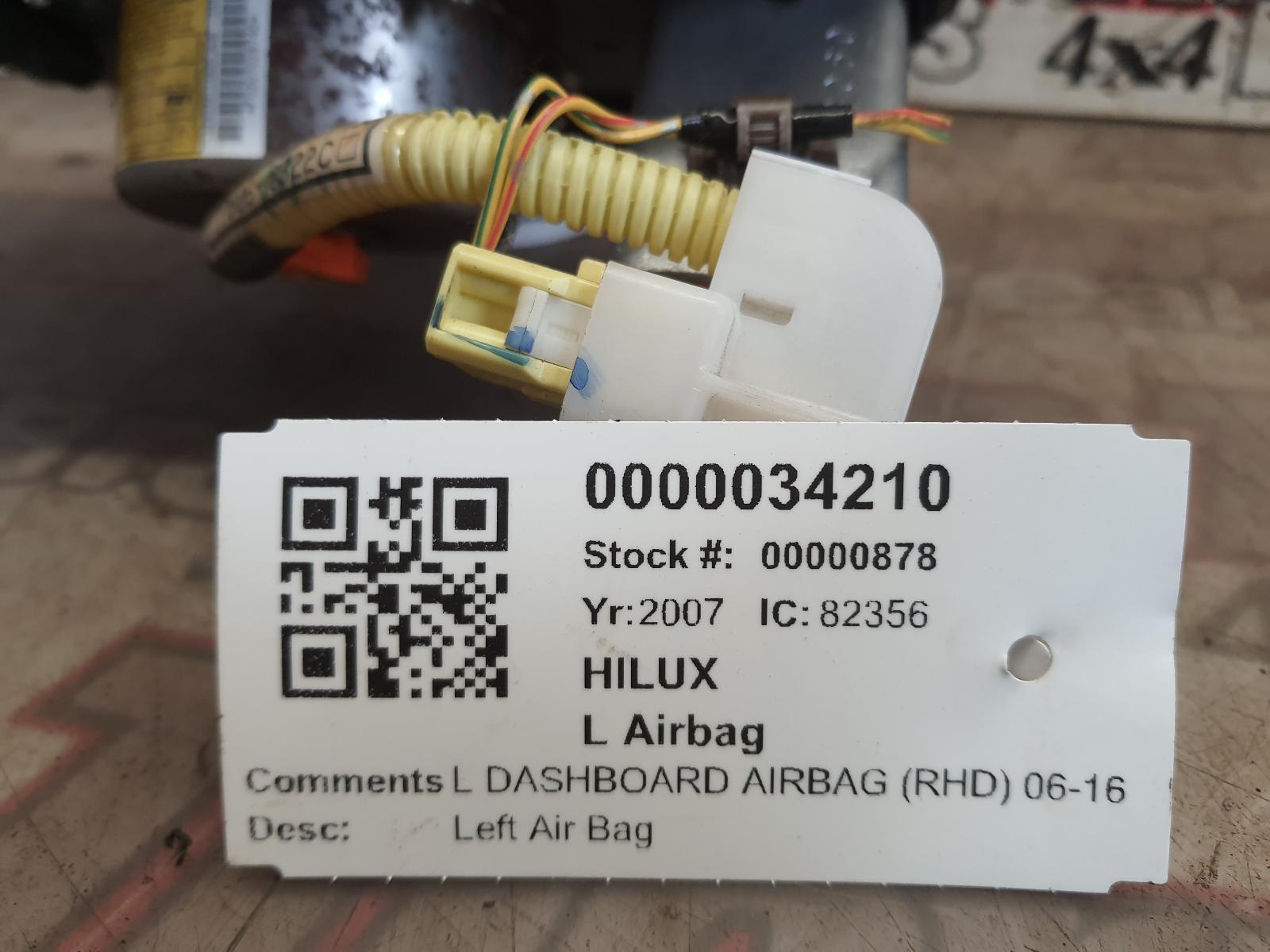 L Air Bag HILUX TOYOTA 2007