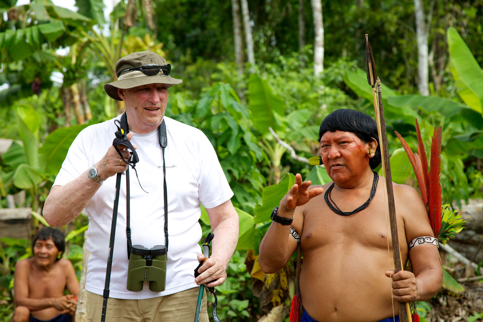 Kongen med sin GMT-Master i Amazonas (2013).