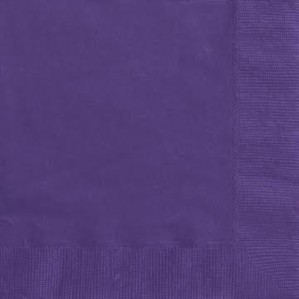 Purple Luncheon Napkins 50pk