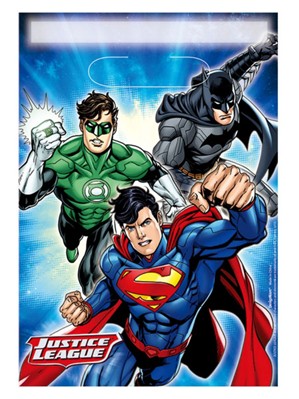Justice League Party Bags 8pk
