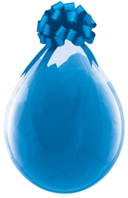 Diamond Clear 18" Stuffing Latex Balloons 25pk