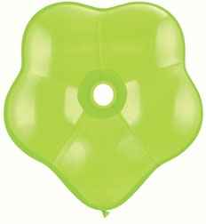 16" Lime Green GEO Blossom Latex Balloons 25pk