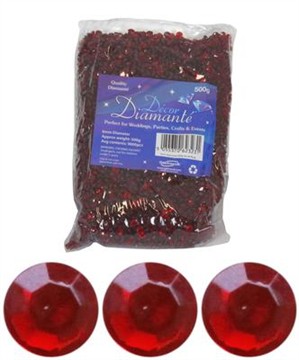 Ruby Red Wedding Diamantes 500g