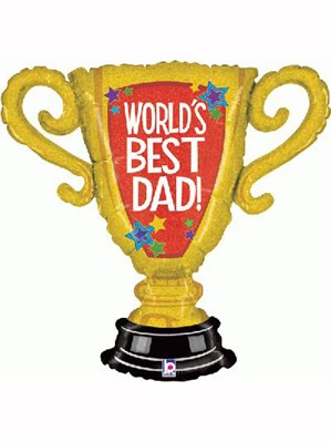 World's Best Dad 33" Supershape Balloon