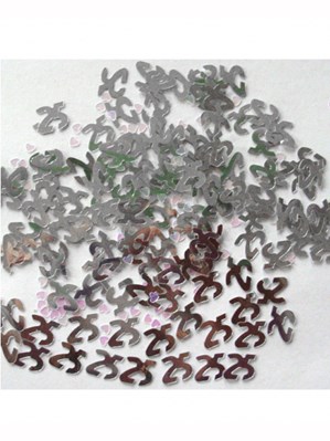 25th Silver Wedding Anniversary Confetti 14g