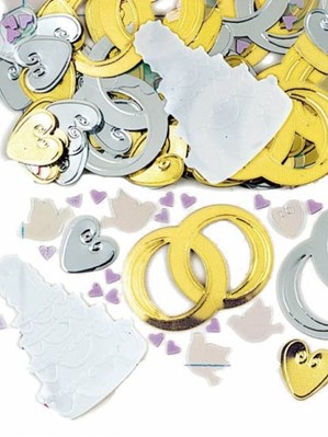 Bridal Bells Embossed Confetti