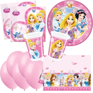 Princess Glamour Bonus Party Pack for 8 people - 10 FREE BALLOONS