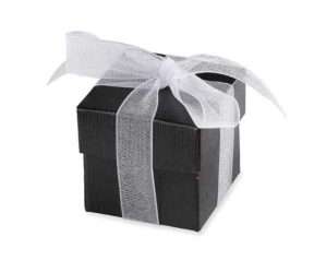Black Favour Boxes 10pk