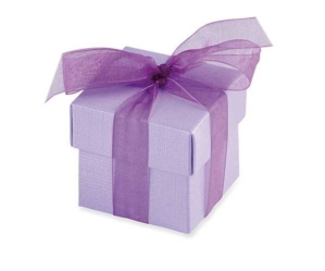 Lilac Favour Boxes 10pk