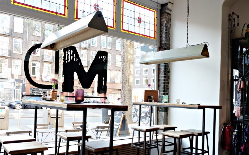 Ristorante vegano del distretto senza carne di Amsterdam