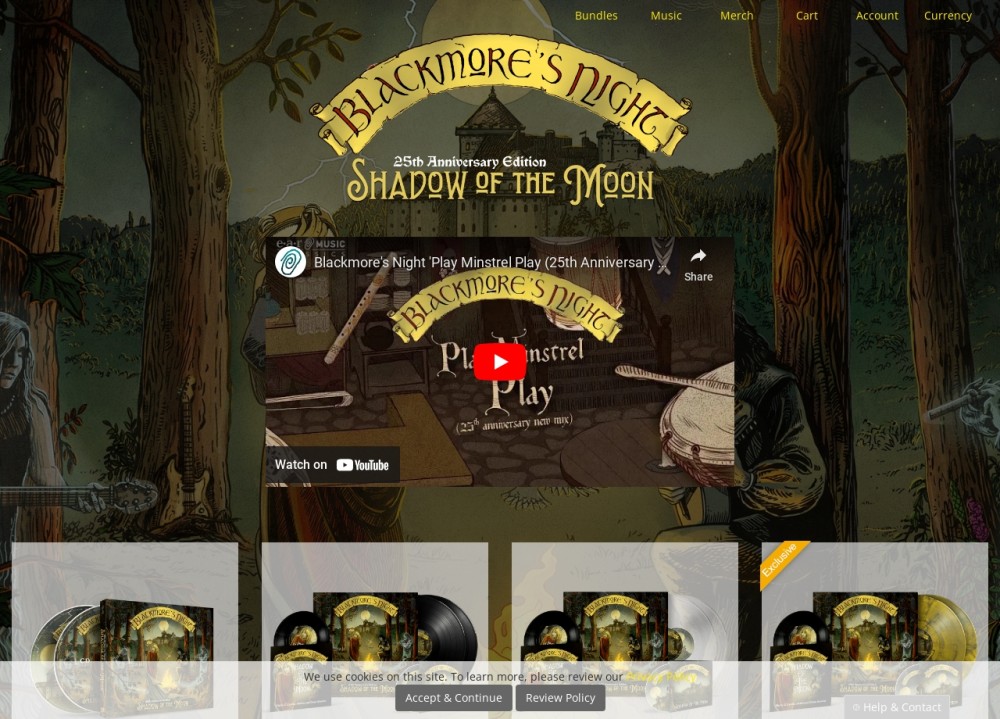Blackmore's Night Official Online Store : Merch, Music, Downloads ...