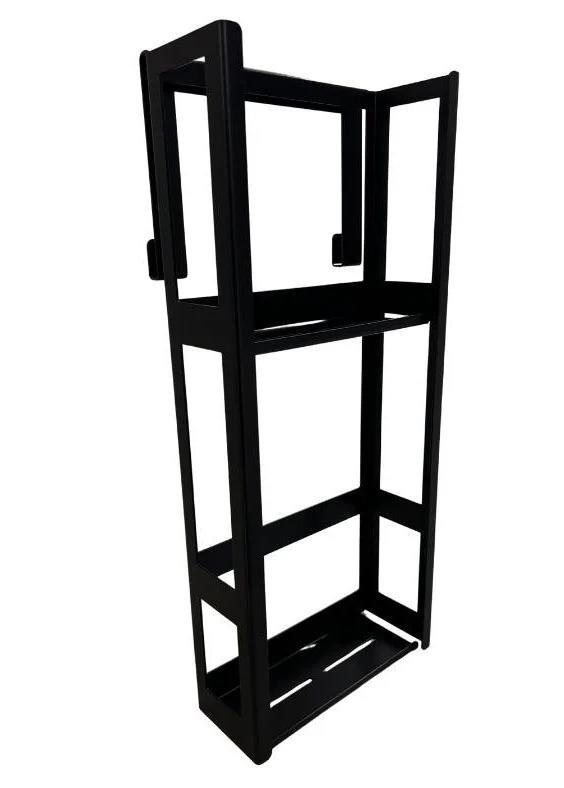 AquaSmart Dusjhylle i sort matt