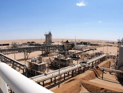 Onshore oil and gas production in Libya