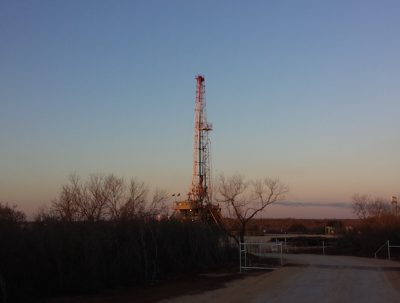 Fracking rig