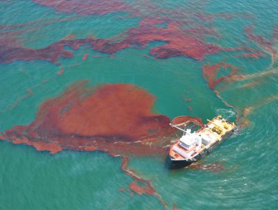 Oil spill clean-up