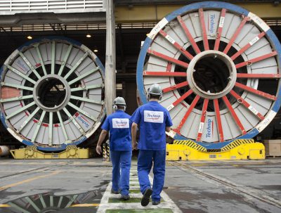 Technip workers walking, photo courtesy of Technip