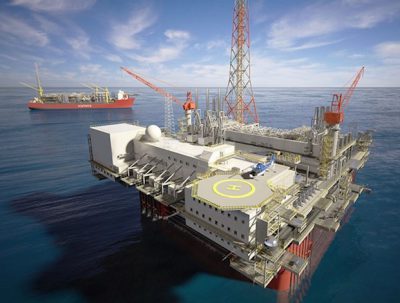 Ichthys LNG Project central processing platform