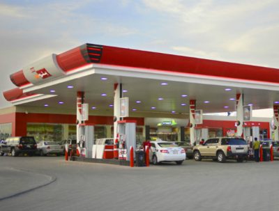 Saudi petrol station