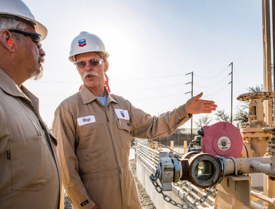 Chevron gas