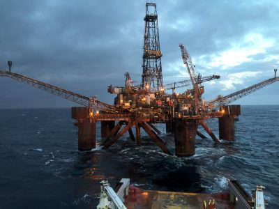 Now decommissioned Buchan Alpha Platform