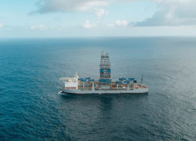 Drillship at Stabroek in Guyana