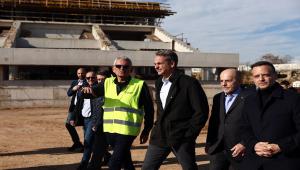 Συνάντηση Μητσοτάκη, Δούκα, Αλαφούζου στο νέο γήπεδο του Παναθηναϊκού