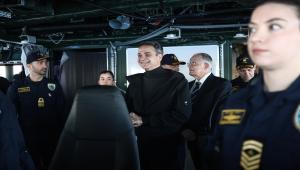 Μητσοτάκης για φρεγάτα «Κίμων»: Χρέος μου να παραδώσω μια πατρίδα πιο ασφαλή